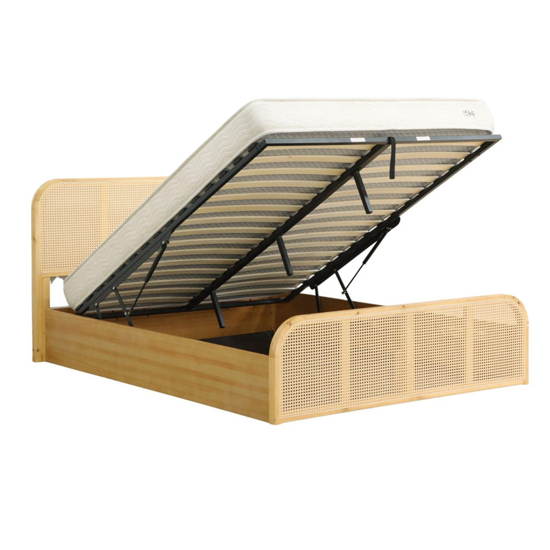 Lift Up Storage Ottoman Bed, King