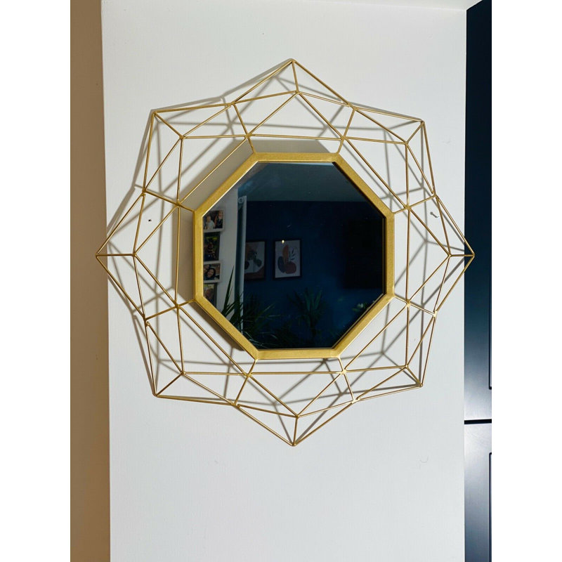 Rowe Metal Flat Wall Mirror