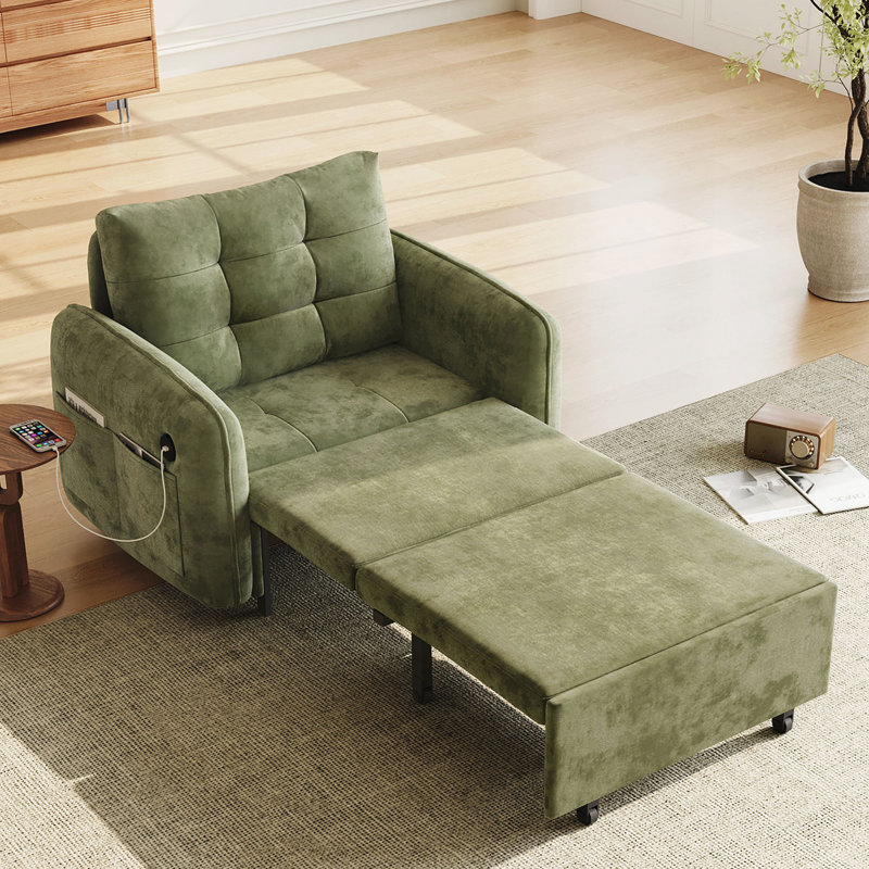 Chaise pour salon et appartement, Vert