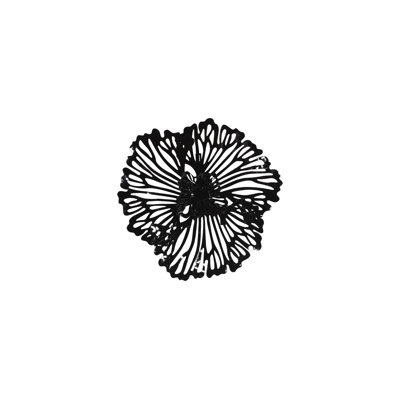 Flower Wall Art Extra Small Metal