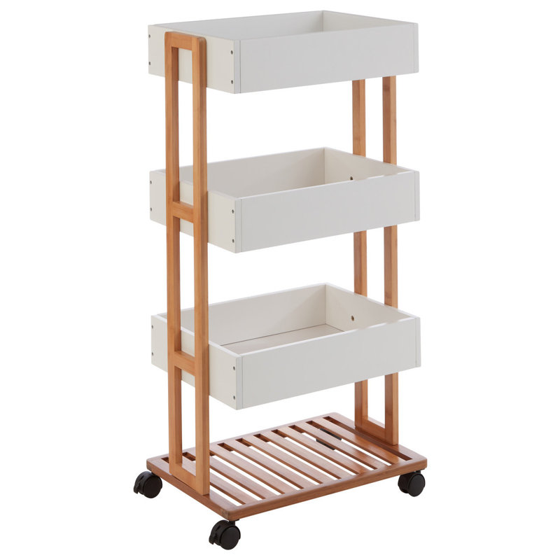 Bailar Solid Wood Bar Cart