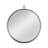 24"x28" Gold Round Mirror