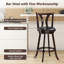Tabouret de bar pivotant 29,5 po-775628892