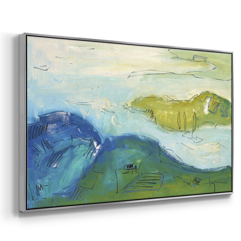 Accouchement de grands rêves encadré sur toile, H 17 po x l 25 po x P 2 po, Argent
