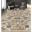 Hand Knotted Wool Oriental Area Rug in Ivory-823785922