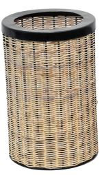 Dearl Natural Iron & Bamboo Lantern Dia 8.25"