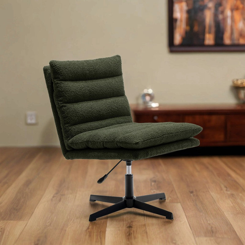 Fauteuil d'appoint pivotant à 360 ° Green Teddy
