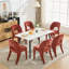Chaises de salle à manger en chenille rose de 2 - siège confortable, évidé, idéal pour une utilisation à l'intérieur, style contemporain, installation facile avec un coussin en éponge, design et haute performance-coût