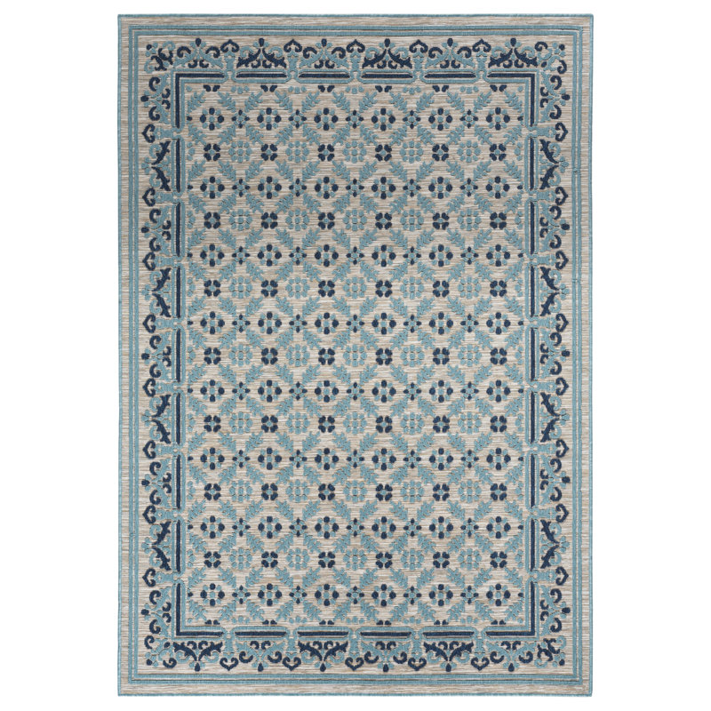 Tapis d'intérieur / extérieur Varner, Rectangle 7 pi 10 po x 10 pi 2 po
