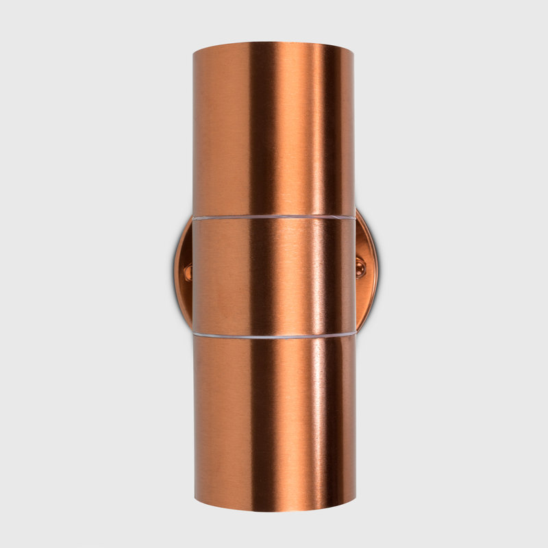 Ariock 2 - Bulb Outdoor Armed Sconce, Stainless Steel, 16.5cm H x 6cm W x 8.7cm D, No Bulb