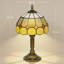  Tiffany-Style Table Lamp for Bedroom, Bulb not Included, Green-280398524