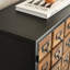 Armoire d'appoint 21 "* 55" avec faux tiroirs d'apothicaire