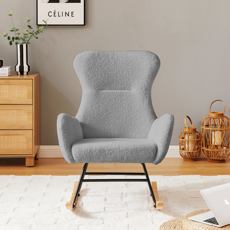 rocking chair, Gray Teddy