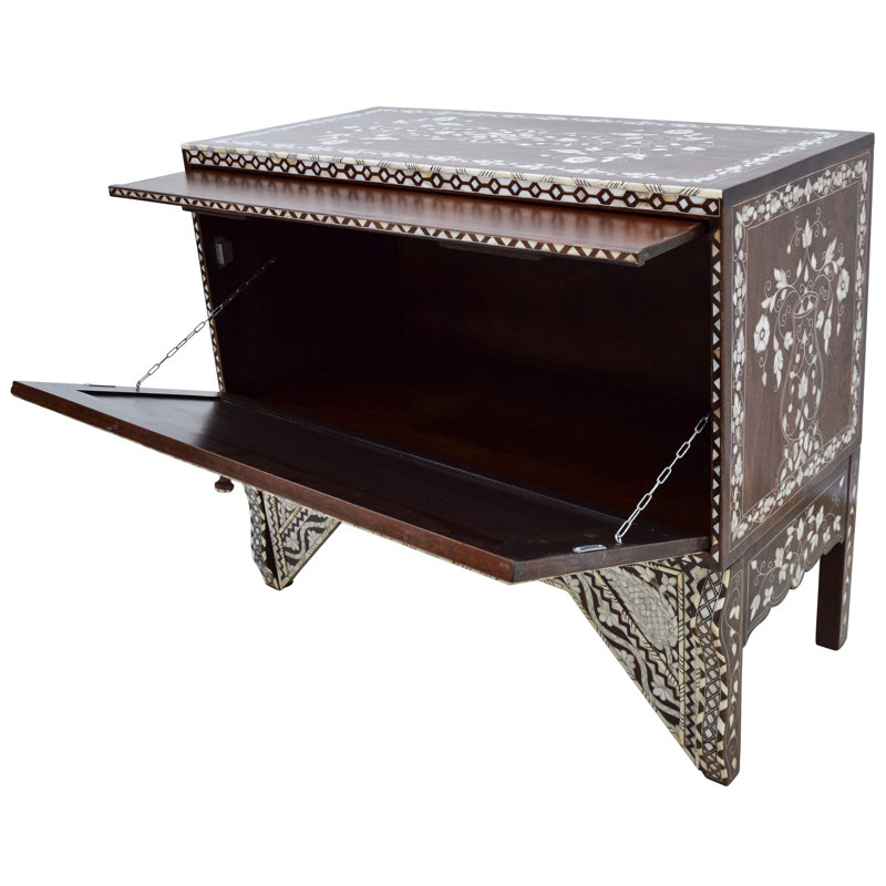 Syrian 39'' W Solid Wood Console Table