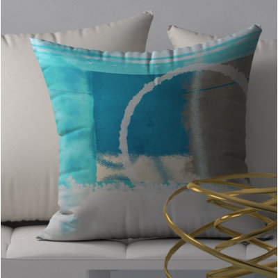 Housse de coussin décoratif carrée à prise rapide