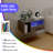 Jorid 21.3''W Wall Mounted Floating Nightstand with RGB Light-380110017