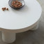 Table basse ronde de style crème