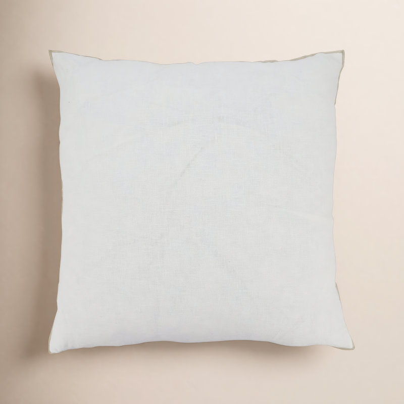 Coussin Riggs, polyester, Ivoire