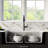 Karran Quartz 34'' X 21-1/4'' Double Bowl 50/50 Retrofit Farmhouse/Apron Front Kitchen Sink Kit-50597849