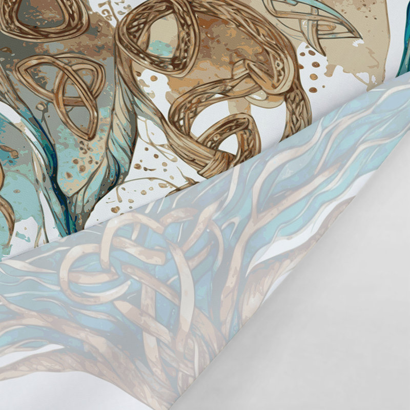 Tapisserie murale Sci Fi Celtic Tree of Life, 51 po x 60 po