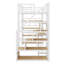 Lit mezzanine simple en métal avec escalier intégré