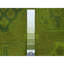Tapis vert en laine noué à la main 6 pi x 8 pi 2 po Kazak