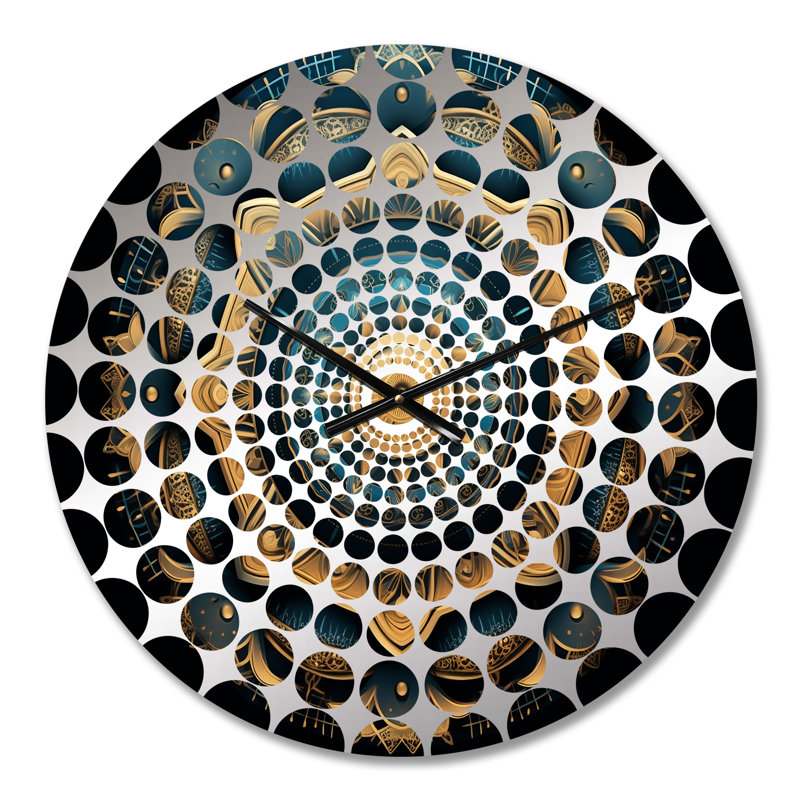 Reeves - Boho Mandala Wall Clock, Small