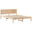 Bed Frame with Headboard Solid Pine Wood-1651658006-1651658088