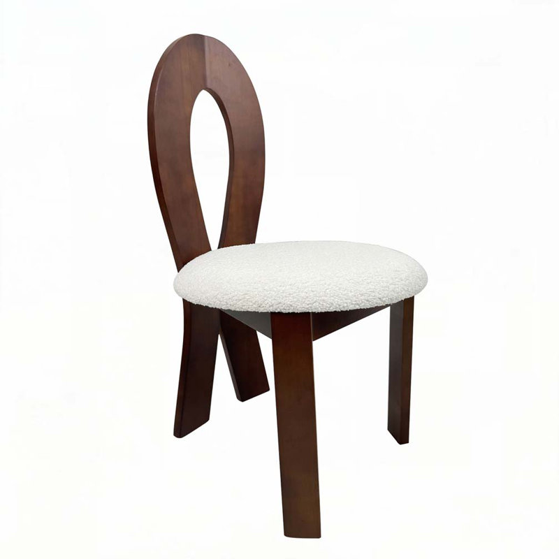 Teddy Upholstered Solid Wooden Dining Chairs