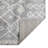 Germnico Low Shag Modern Farmhouse Gray/Ivory Performance Area Rug-1470069590