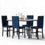 Ensemble repas 5 pièces avec chaises rembourrées en velours Janece-1408793366-1374108953