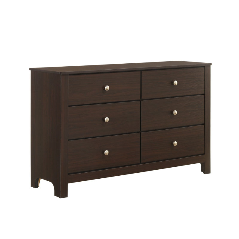 Ivyn 6-Drawer Dresser in Espresso