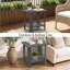 Ensemble de chaises berçantes 2 pièces avec table d'appoint à 2 niveaux-366567343