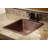 17" Large Square Hammered Copper Bar/Prep Sink
