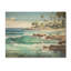 Palmier turquoise tropique I - palmiers et palmiers, art sur bois de pin naturel-101400853