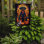 Drapeau de jardin en polyester double face Jakameron