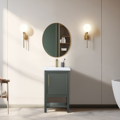 Ensemble de meuble-lavabo simple 20 po Jewell