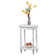 Moravian Oval End Table with Shelf