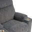 Causeuse inclinable 75,7 po avec console centrale