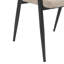 46.5cm H Velvet Upholstered Contoured Armchair-754011053