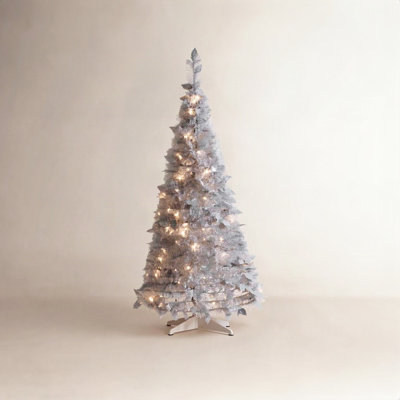 48' Lighted Artificial Pine Christmas Tree