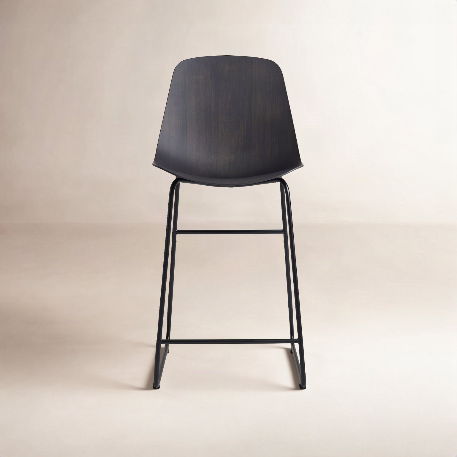Clean Cut Bar and Counter Stool, Counter Stool (24” Seat Height), Oblivion