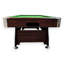 Table de billard professionnelle 8 pi VINTAGE GREEN avec bancs de rangement, retour de balle et accessoires complets-61899849
