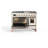 ILVE Majestic II Series 48 inch Dual Fuel Range with 8 Sealed Burners, Griddle (Glass Door)-48279803-48279783