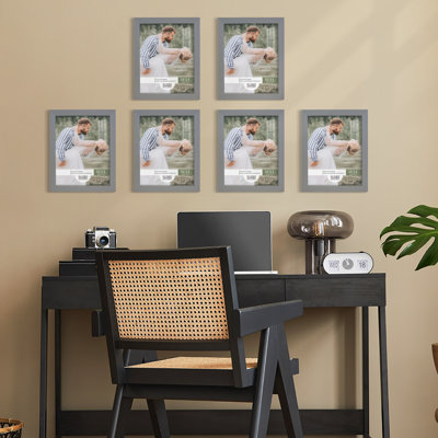 Wood Picture Frame - Set of 6