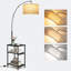 193cm Powder Coated Tray Table Floor Lamp