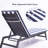 2PCS Set Outdoor Lounge Chair Cushion Replacement Patio Funiture Seat Cushion Chaise Lounge Cushion-896521328