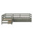 Twin Size L-Shaped Platform Bed With Drawers-798454842