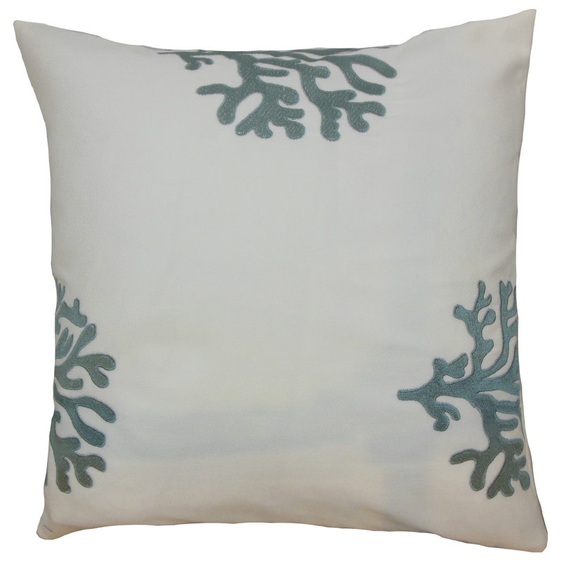 Coussin décoratif acétate ziza, Gris, H 20 po x l 20 po