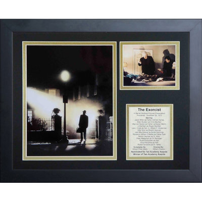 « the exorcist », reproduction de photo encadrée